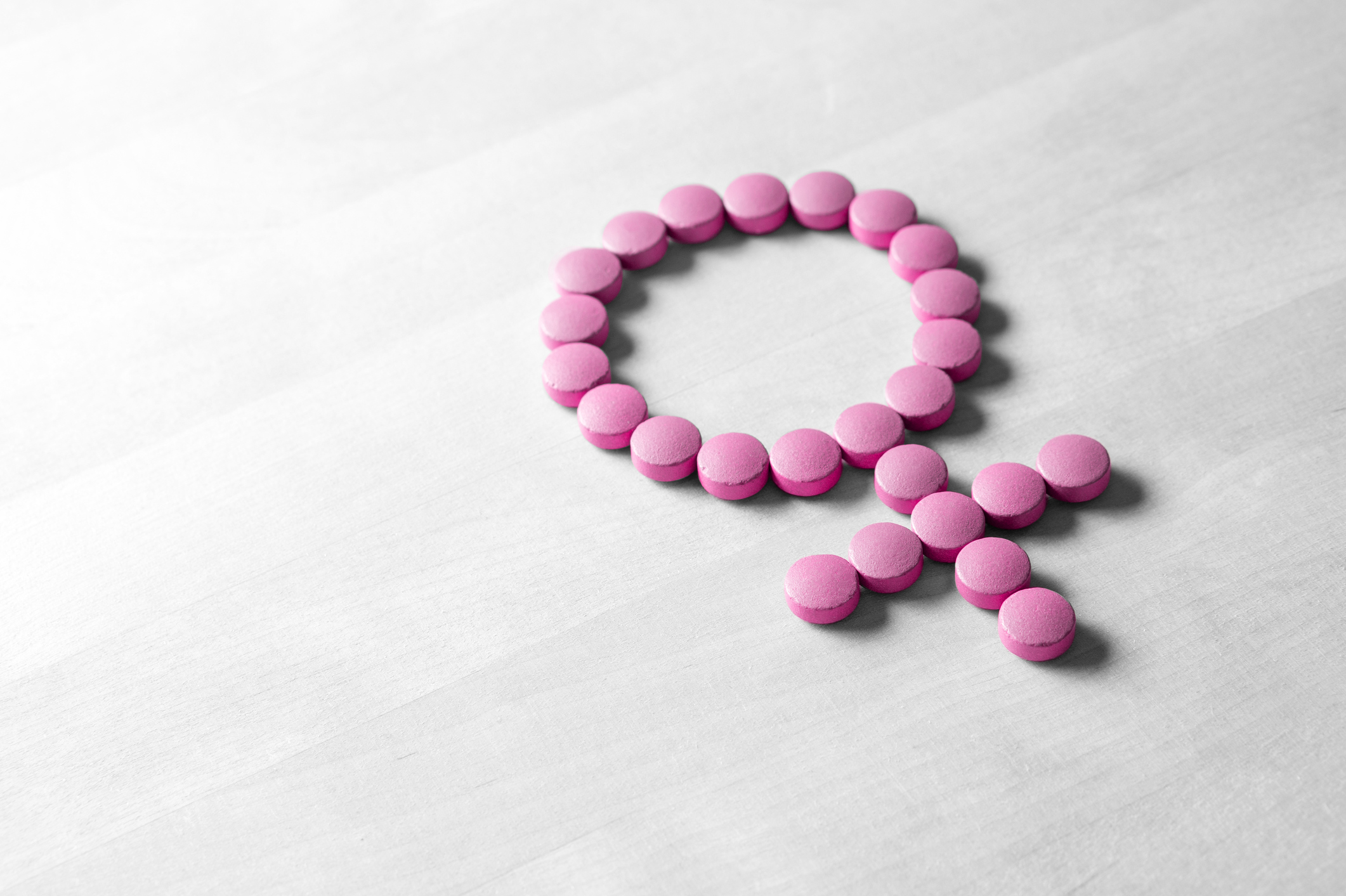 Medicine for woman. Menopause, pms, menstruation or ...